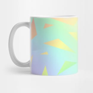 Pastel Gradient Design with Pastel Ombre Triangles! Mug